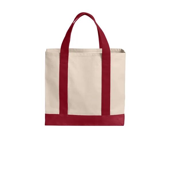 Main Product Image for Custom Printed Port Authority Cotton Canvas Two-Tone Tote