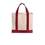 Buy Custom Printed Port Authority Cotton Canvas Two-Tone Tote