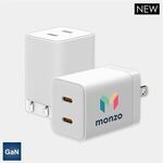 Buy Branded Blok 2.0 40W Dual USB-C Charing Block Featuring Gan Tech