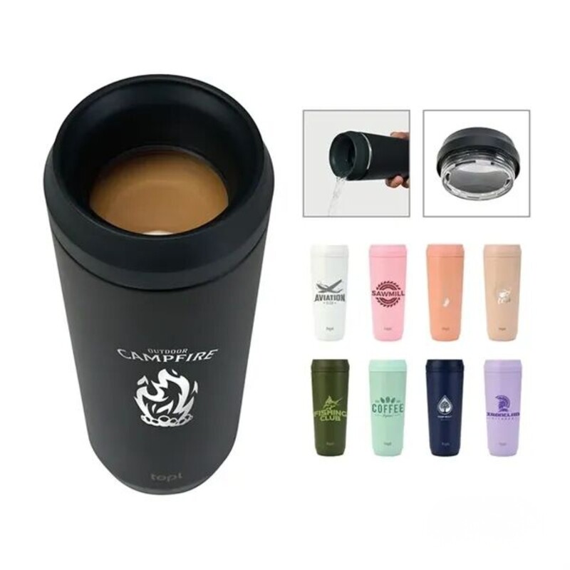 Main Product Image for Branded TOPL(R) Double Wall Stainless Steel 360 Tumbler 20 Oz