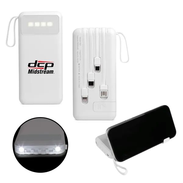 Main Product Image for Custom Printed StandCharge 4-in-1 Power Bank