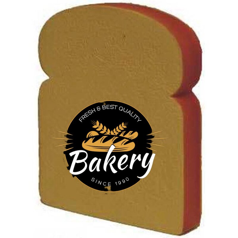 Main Product Image for Custom Printed Bread Slice Stress Reliever