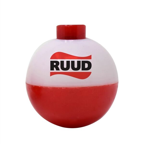 Main Product Image for Custom Printed Red & White Fishing Bobber 1-1/4"