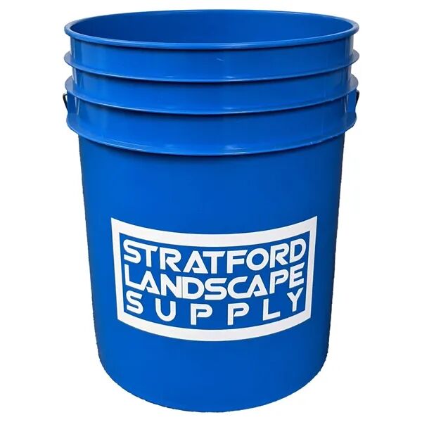 Main Product Image for Custom 5 Gallon Plastic Bucket with Steel Handle