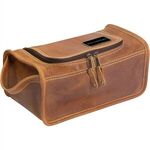 Buy Laser Engraved Taylor Falls Leather Travel Kit Bag