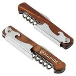 Buy Custom Printed Waiters 3-in-1 Bottle Opener with Wooden Handle