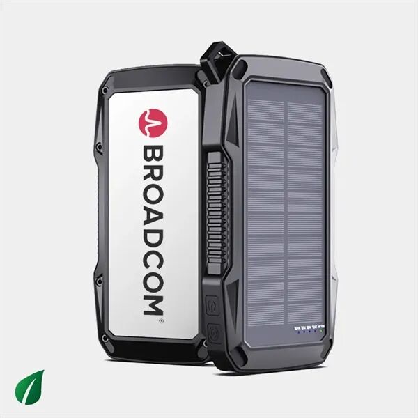Main Product Image for Custom Printed Solar Qi 3.0 10,000 mAh Eco-Friendly Power Bank