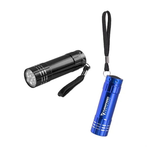 Main Product Image for Custom Printed Aluminum Flashlight with Strap