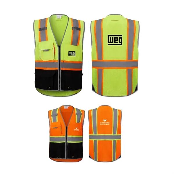 Main Product Image for Branded Deluxe Black Bottom Vest with iPad Pocket & D-Ring Pass