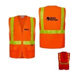 Buy Branded Class 2 LED Light Compliant w/ Reflexite PVC Safety Vest