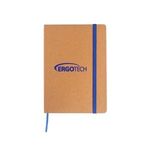 Buy Custom Printed Kraft Journal with Blue Strap