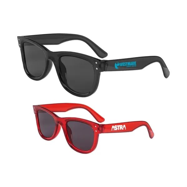 Main Product Image for Custom Logo Inverted Reduced Glare Sunglasses
