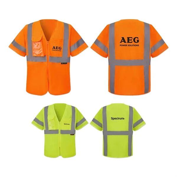 Main Product Image for Custom Logo ANSI/ISEA Class 3 Safety Vest