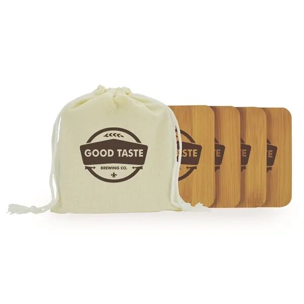 Main Product Image for Custom Printed Bamboo Coaster Kit