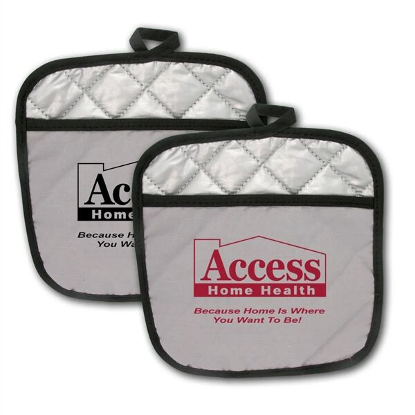 Main Product Image for Custom Logo Therma-Grip Large Pocket Pot Holder