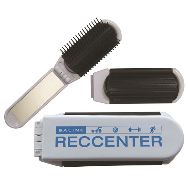 Main Product Image for Custom Printed Brush Pocket Mirror