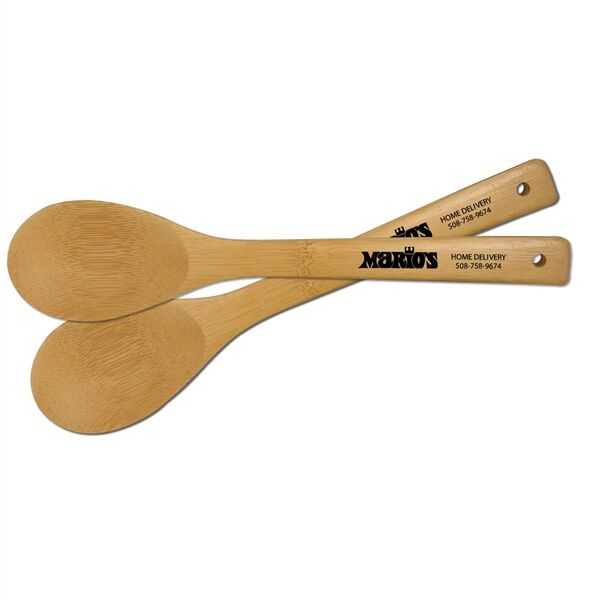 Main Product Image for Custom Logo Bamboo Spoon