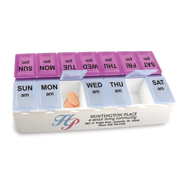 Main Product Image for Branded Daily Reminder 7-Day Medicine Tray