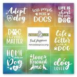 Buy Custom Printed Square Magnet w/ 8 Message Magnets