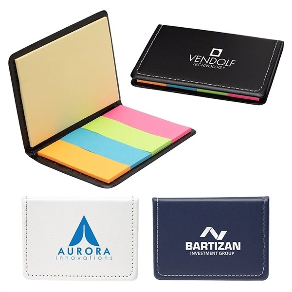 Main Product Image for Custom Logo Hobbs Sticky Notes & Flags Book
