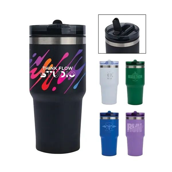 Main Product Image for Imprinted Sylvan Steel Outer/PP Liner Travel Tumbler 20 Oz