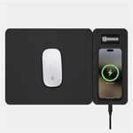 Buy Custom Logo Mouse Qi 3 15W Wireless Charging Mousepad