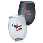 Buy Custom Logo Recycled Plastic Stemless Wineglass 16 oz.