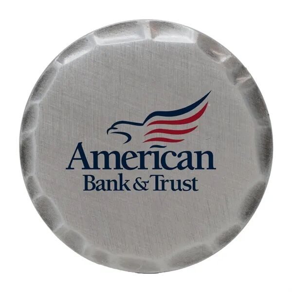 Main Product Image for Custom Printed Hammered Metal Golf Ball Marker