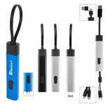 Buy Custom Logo Recycled Aluminum Retractable Travel Charging Cable