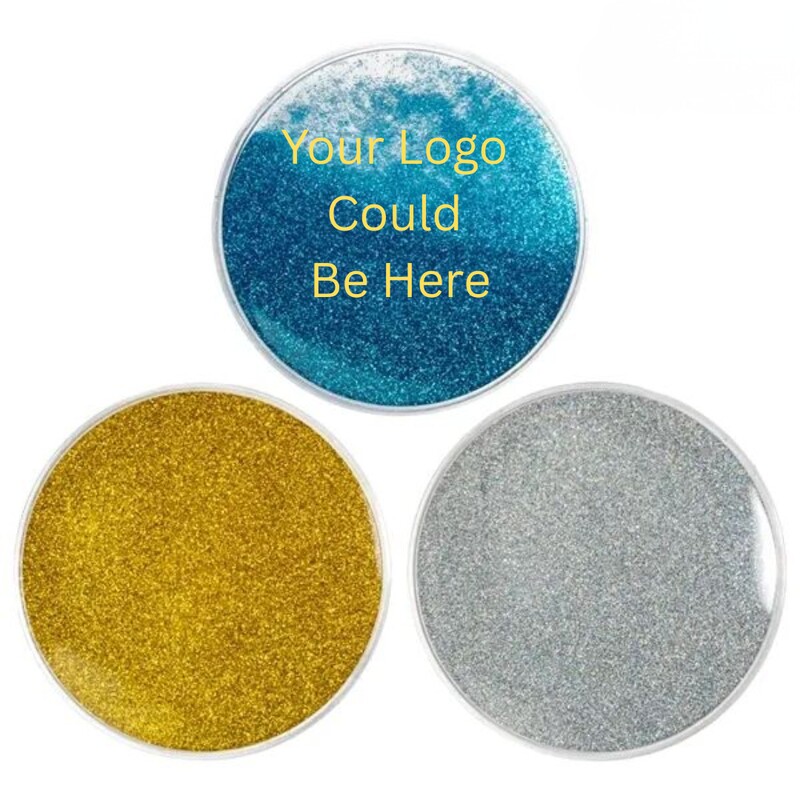 Main Product Image for Custom Logo Glitter Coaster