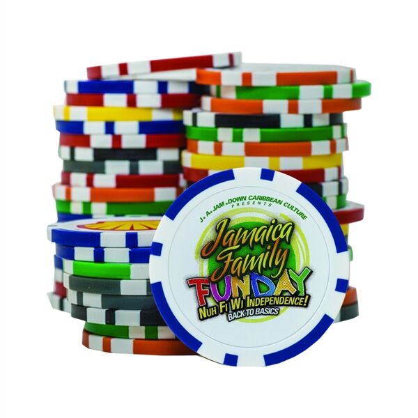 Main Product Image for Custom Printed Poker Chip Golf Ball Marker