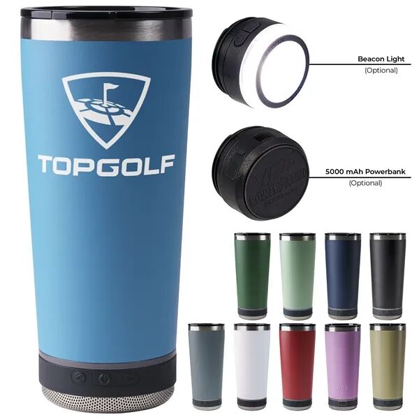 Main Product Image for Custom Printed Vibe Tumbler W/ Bluetooth Speaker 18 Oz
