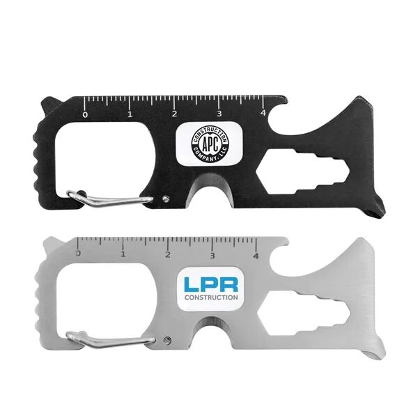 Main Product Image for Full Color Carabiner Multi-Function 11-in-1 Tool