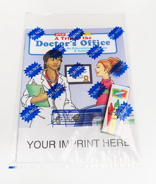 Main Product Image for A Trip To The Doctor's Office Coloring Book Fun Pack USA Made