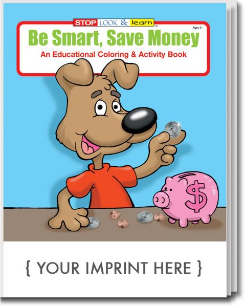 Main Product Image for Be Smart, Save Money Coloring And Activity Book USA Made
