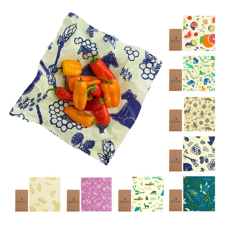 Main Product Image for Beeswrap Single Medium 10" X 11" - Assorted Colors