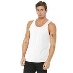 BELLA+CANVAS Unisex Jersey Tank. - White