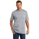 Carhartt Tall Workwear Pocket Short Sleeve T-Shirt. - Heather Grey