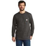 Carhartt Workwear Pocket Long Sleeve T-Shirt. - Carbon Heather
