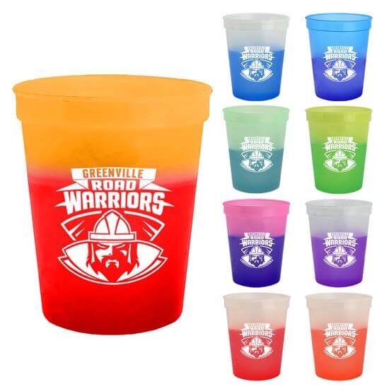 Main Product Image for Cups-On-The-Go-16 Oz. Cool Color Change Stadium Cup USA Made