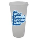 Custom Imprinted 26 oz. Tumbler with Lid Full Color -  
