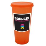 Custom Imprinted 26 oz. Tumbler with Lid Full Color -  
