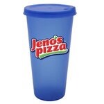 Custom Imprinted 26 oz. Tumbler with Lid Full Color -  
