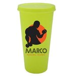 Custom Imprinted 26 oz. Tumbler with Lid Full Color -  