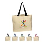 Buy USA Made Natural Cotton Canvas Tote Bag Full Color