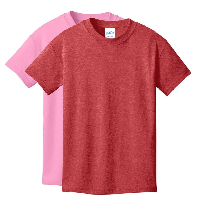 Main Product Image for Custom T Shirt Design Port & Company - Youth Core Cotton Tee.