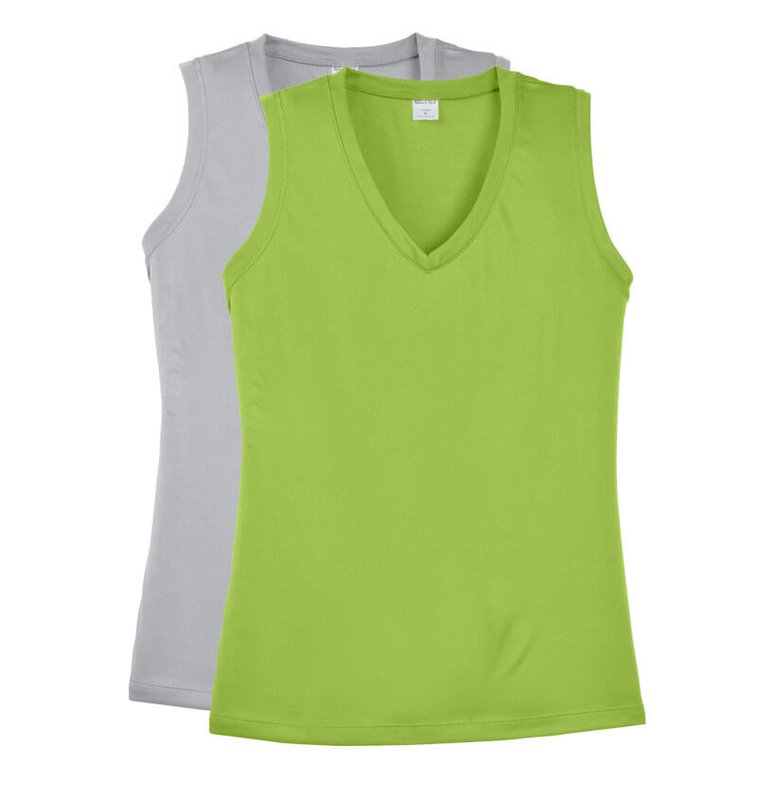 Main Product Image for Custom T Shirt Ladies V-Neck Sport-Tek