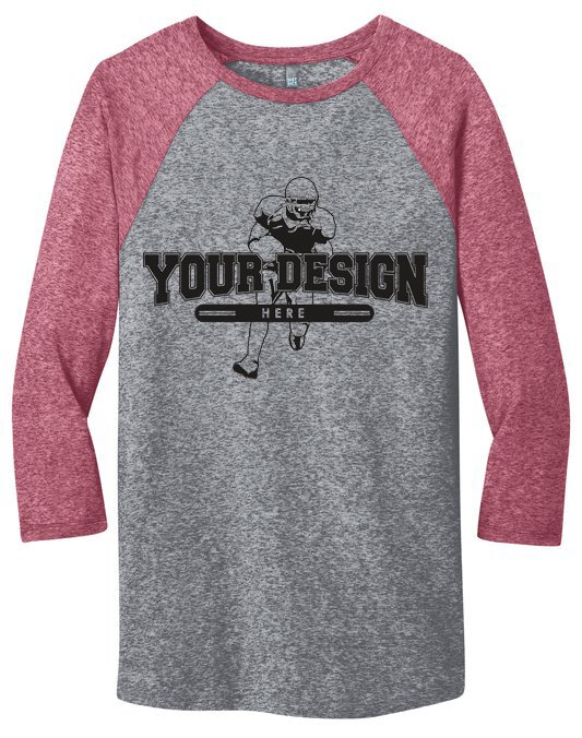 Main Product Image for Custom T Shirt Design 3/4-Sleeve District 