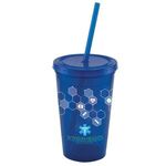 Explore - ColorJet - 16 Oz. Double Wall Tumbler Cup -  
