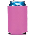 Folding Foam Can Cooler 1 side imprint - Pink